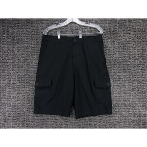 Tony Hawk Shorts Mens 33 Black Hybrid Cargo Ripstop Hiking Skate Swim Surf NWT